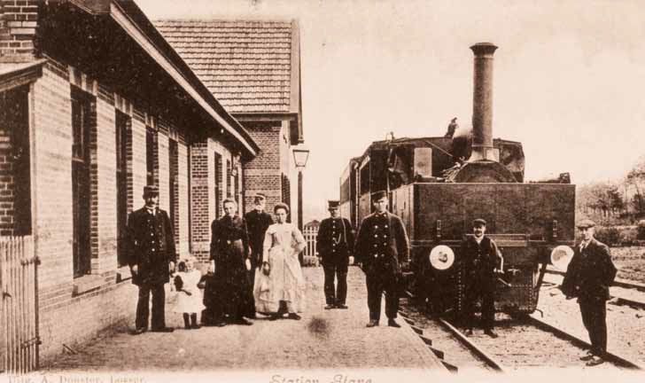 Station Glane omstreeks 1920