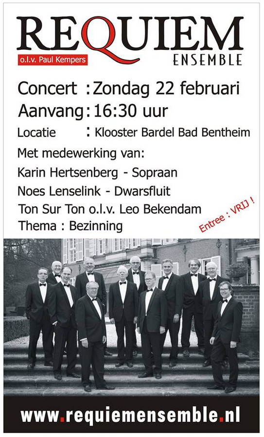 Requiem Ensemble Concert Bardel Klooster