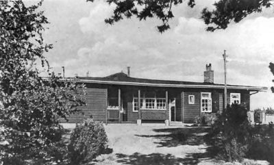 Huis op de Heuvel ongeveer 1948. Voormalig cafe de Zandbergen