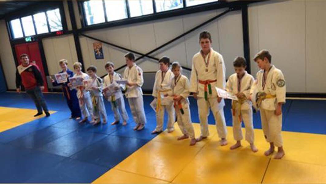 Judoka'c actief op eerste toernooi in MAN gebouw