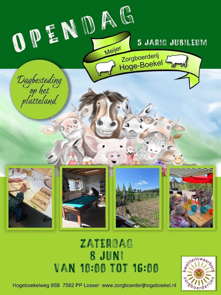 Open Dag Zorgboerderij Hoge-Boekel 