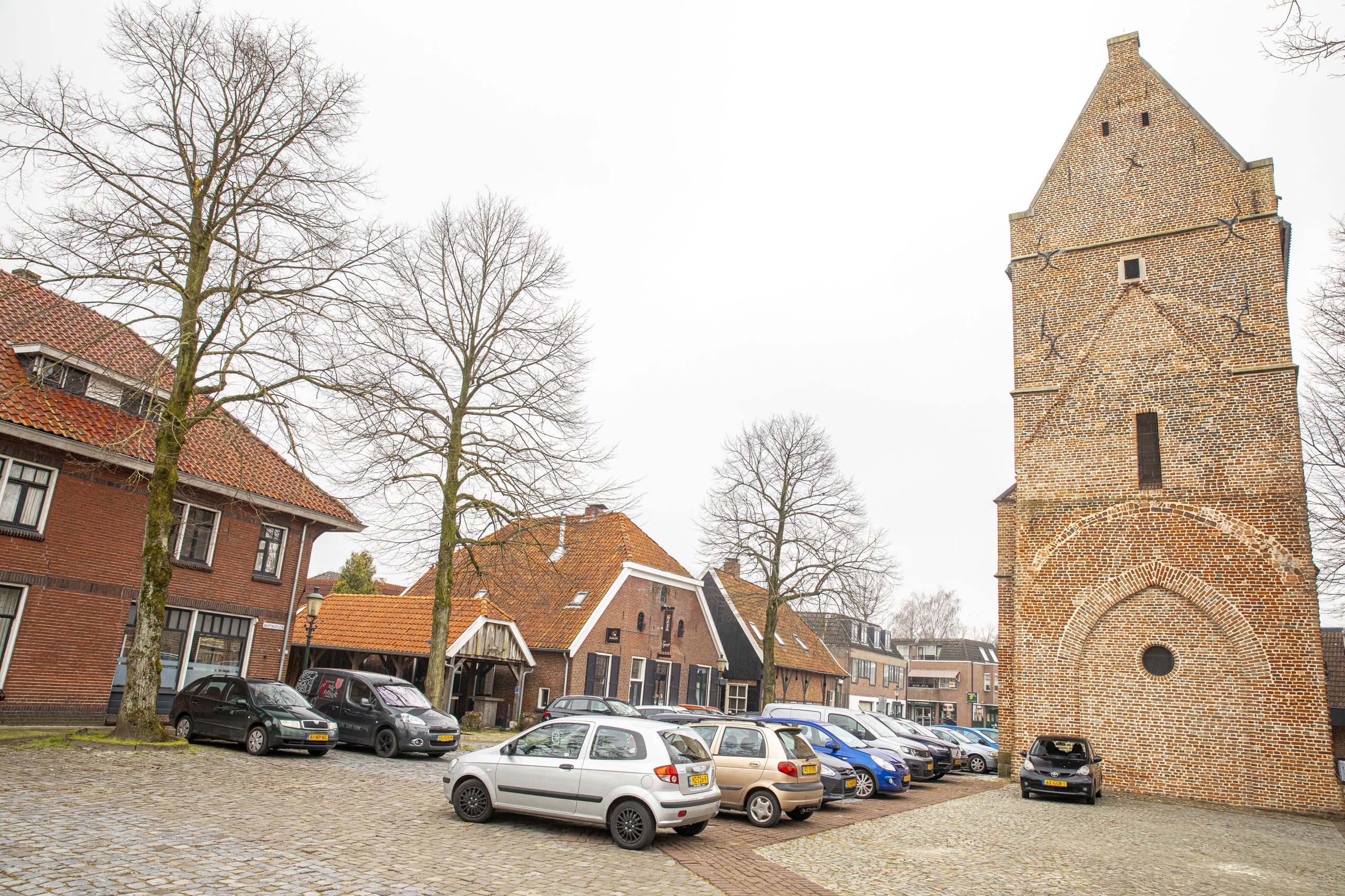 Parkeervakken op Martinusplein