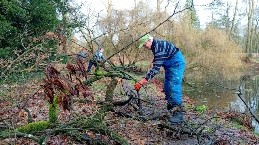 IVN Natuurwerkochtend Het Hulsbeek 18 januari 2025 foto 2