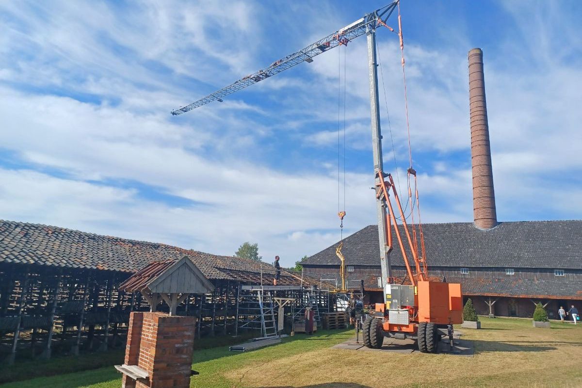 Tweede fase restauratie droogloodsen Steenfabriek gestart