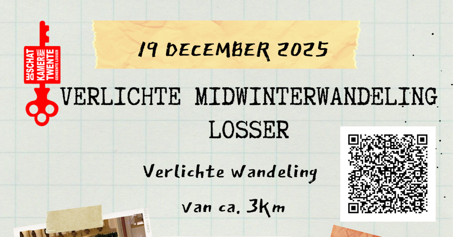 Verlichte midwinterwandeling Losser