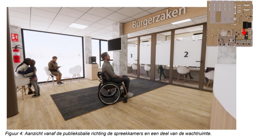 Verbouwing publieksbalies in ‘t Lossers Hoes