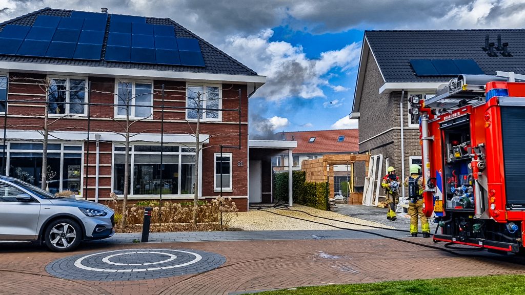 Schade aan woning Irisstraat door brand in meterkast