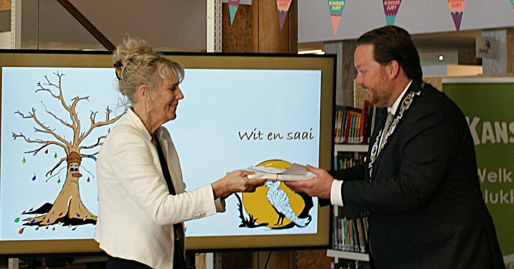 Kinderboek presentatie van schrijfster Anja van den Dolder-Soeten