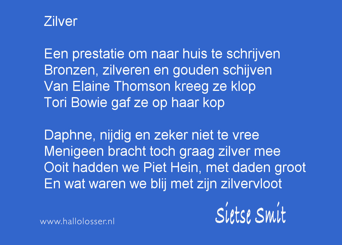 Zondagsgedicht "Zilver"