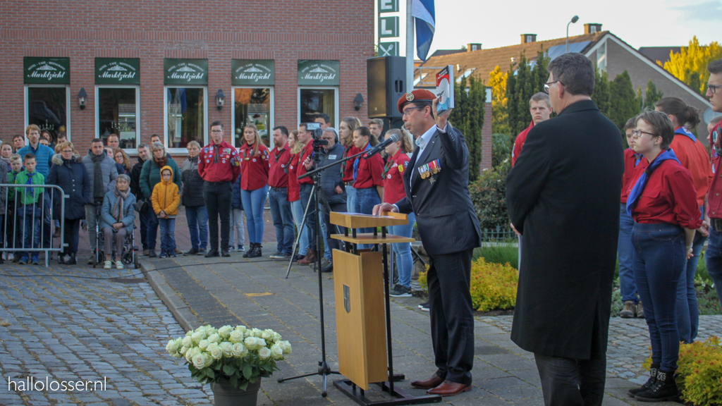 Indrukwekkende dodenherdenking in Losser