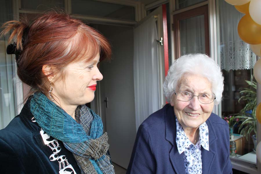 Treintje Bakker uit Overdinkel is 100 geworden