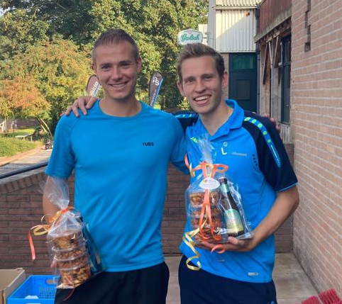 Combi Padellen en tennissen op het toernooi in Losser