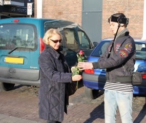 Valentijns-verrassing in centrum Losser