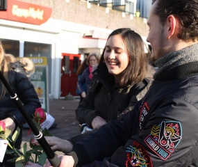 Valentijns-verrassing in centrum Losser