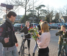 Valentijns-verrassing in centrum Losser