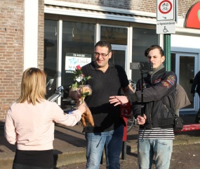 Valentijns-verrassing in centrum Losser