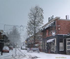 Losser in de sneeuw door Astrid Velthuis