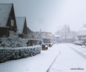 Losser in de sneeuw door Astrid Velthuis