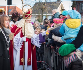 Intocht Sinterklaas door Maurice Perik