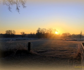 Winterlandschap rond Losser door Astrid Velthuis