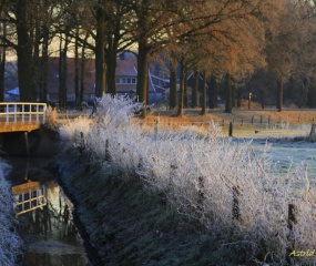 Winterlandschap rond Losser door Astrid Velthuis