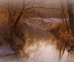 Winterlandschap rond Losser door Astrid Velthuis