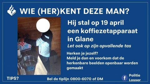 Brutale diefstal in Glane