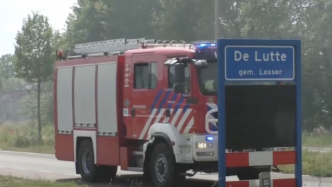 Uitslaande brand in De Lutte