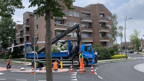 Verlichting rotonde Maria Geboortekerk vervangen