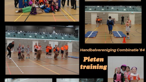 Pietentraining bij Combinatie '64