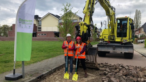 Werkzaamheden centrumplein De Lutte gestart