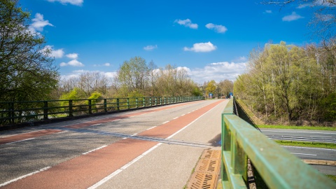 Werkzaamheden aan het viaduct De Lutte