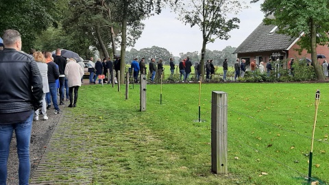 Zeer grote belangstelling bij het afscheid van Erik Golbach