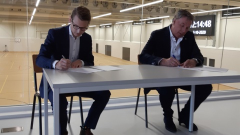 Technische oplevering sporthal de Fakkel