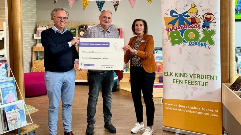 Goed Verhaal cheque voor de Verjaardagsbox Losser