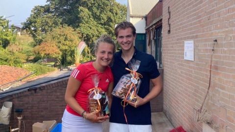 Combi padel en tennis op toernooi in Losser