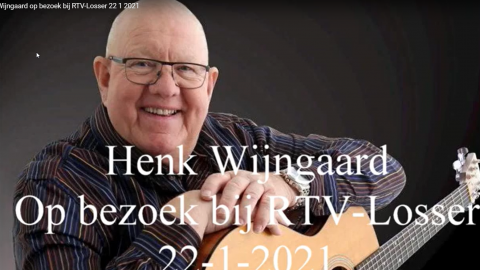 Video : Henk Wijngaard op bezoek bij studio RTV Losser