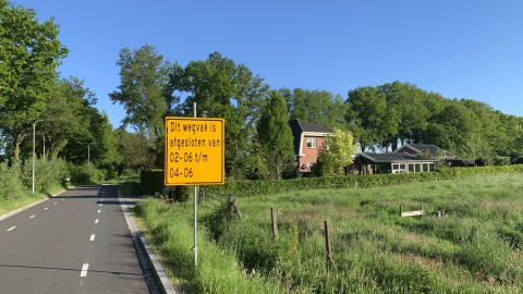 Afsluiting Hogeboekelweg van 2 t/m 4 juni