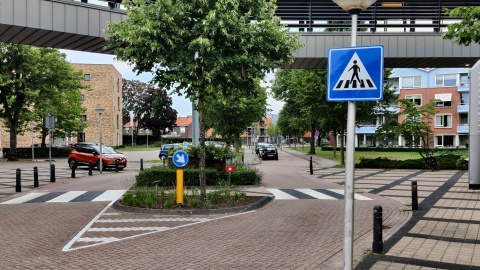 Nieuw zebrapad in Vicarystraat