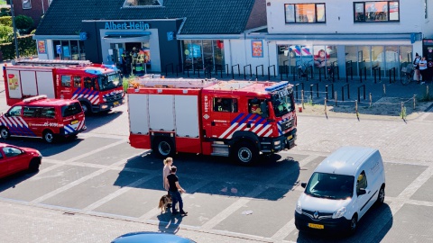 Kleine brand supermarkt Losser snel onder controle