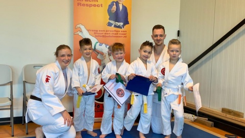 100% geslaagden Judo-examens