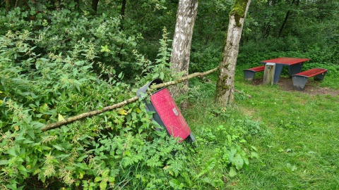 Vandalisme aan het Kolkersveld