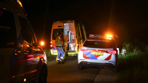 Traumahelikopter opgeroepen voor gevallen fietser in Losser