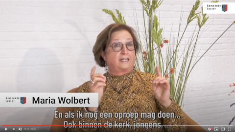 Cia Kroon in gesprek met Maria Wolbert