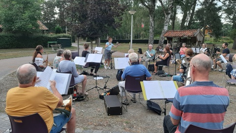 Repetitie in de buitenlucht