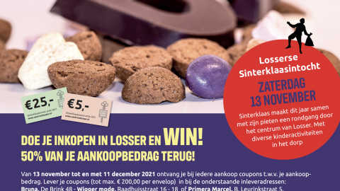 Prijswinnaars eerste trekking Sinterklaasbonnenactie 2021