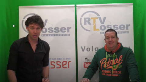 Video : Stef Ekkel op bezoek bij studio RTV Losser