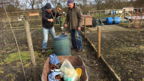 Het is lente, ook in de moestuin