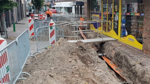 Nieuwe riolering in de Brinkstraat