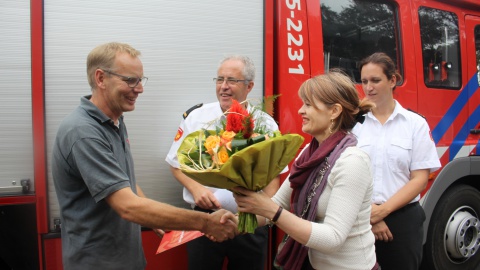 Brandweer en gemeente Losser zetten bedrijven in het zonnetje